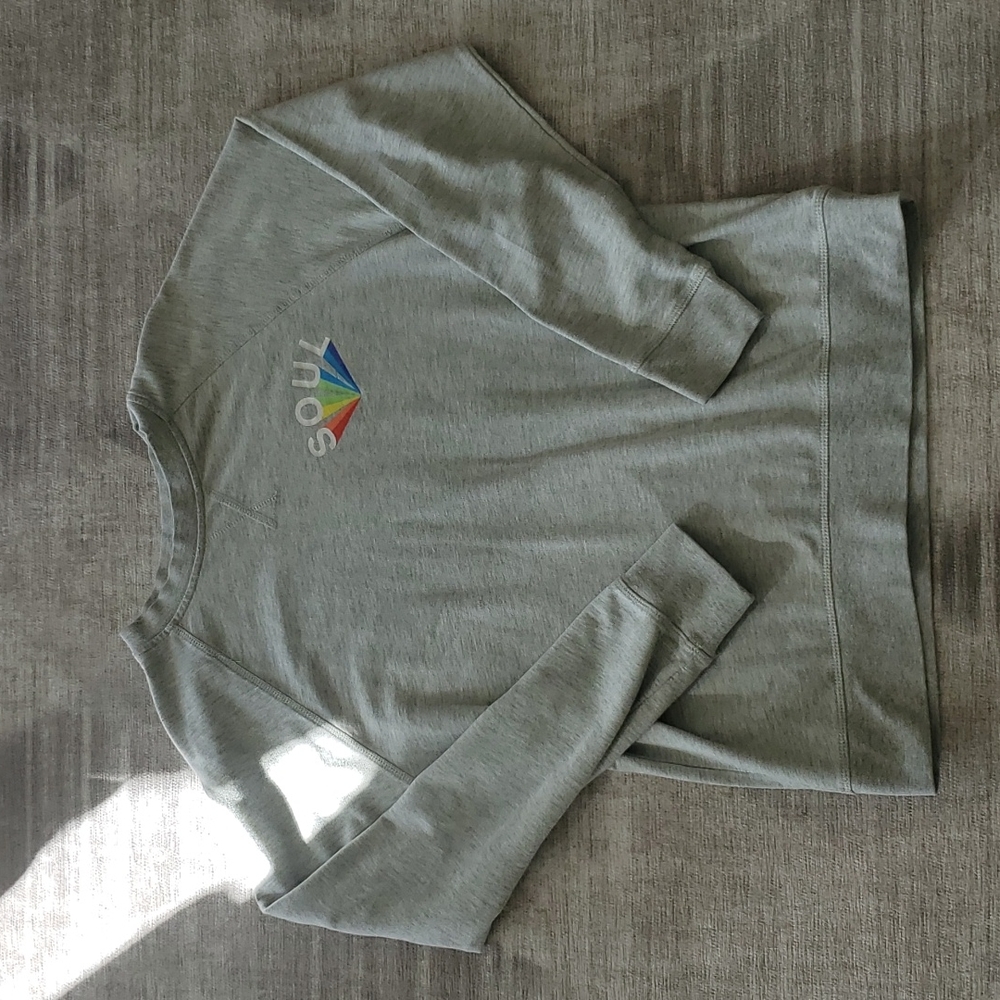Soul Cycle Sweatshirt, Grey, Size Small